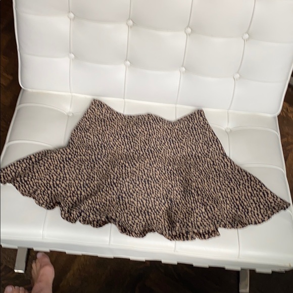 Black&Tan Mini skirt🍎 - Picture 2 of 5